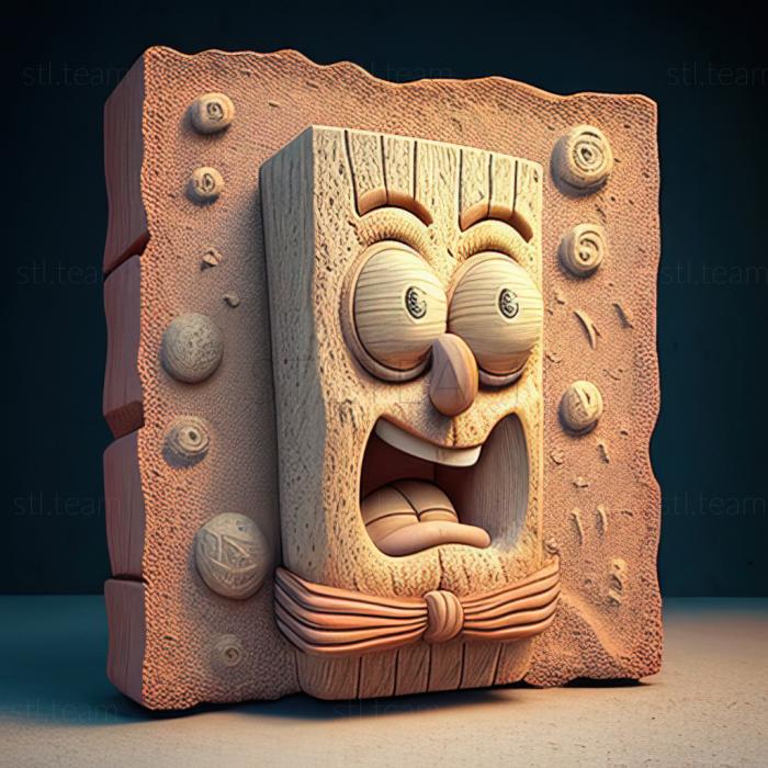 Characters SpongeBob in 3D
